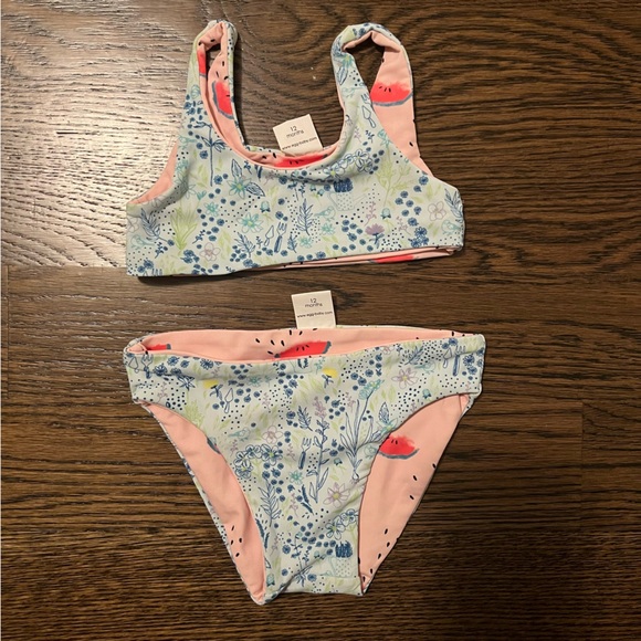 Egg Baby Two Piece Reversible Bathing Suit - Picture 2 of 2